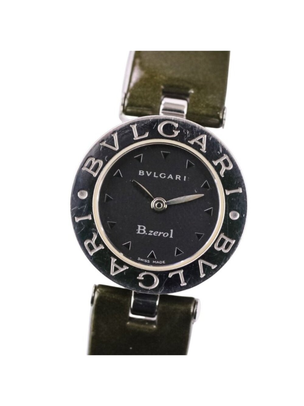Bvlgari B.zero1 Quartz Watch Black Dial Silver Colored
